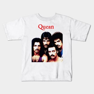 Cursed Classic Rock Band PARODY Funny Off Brand Knock Off Meme Kids T-Shirt